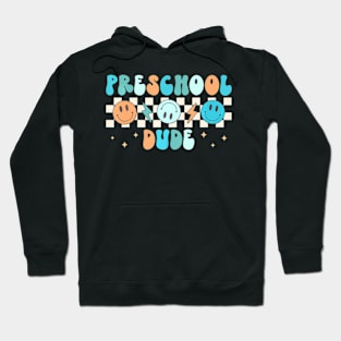 Smile Face Preschool Dude Back To School Boys Girls Hoodie